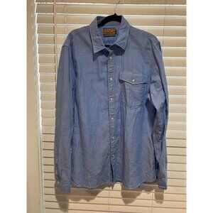 Scotch & Soda Linen Blend Button Up Shirt - Size XL‎